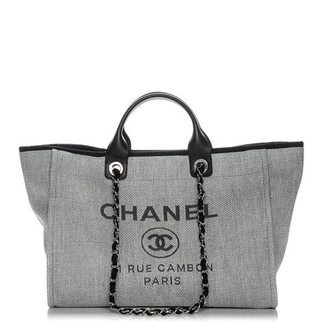 chanel deaville bag|chanel deauville tote large size.